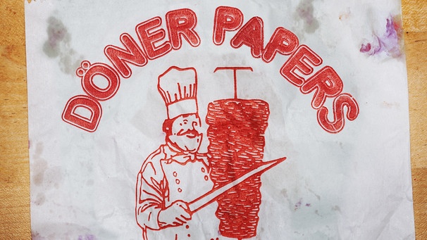Dönertüte mit Döner-Mann | Bild: BR/ Hannah Wiesner